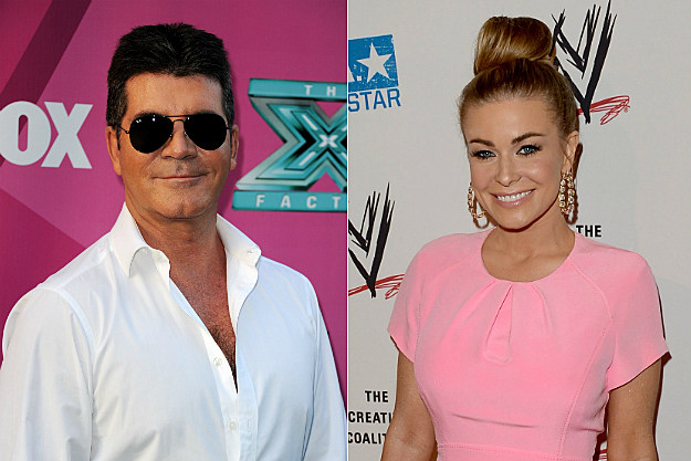 We can only hope that Simon Cowell enjoyed his dinner with Carmen Electra. We can only hope that Simon Cowell enjoyed his dinner with Carmen Electra.