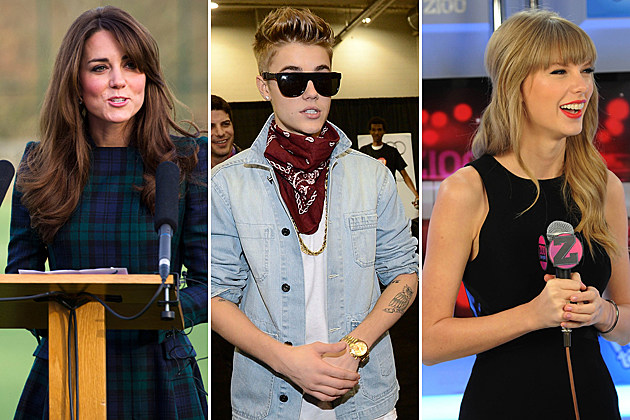 Kate Middleton Justin Bieber Taylor Swift Kate Middleton Justin Bieber Taylor Swift