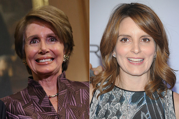 Tina Fey and Nancy Pelosi will star together in the final episode of '30 Rock.' Tina Fey and Nancy Pelosi will star together in the final episode of '30 Rock.'