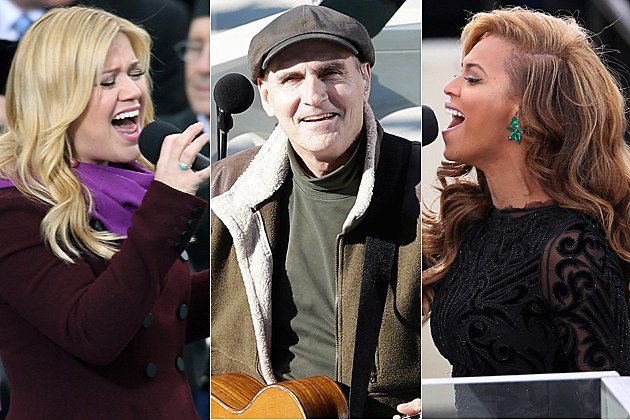 Kelly Clarkson, James Taylor, Beyonce perform at the inauguration Kelly Clarkson, James Taylor, Beyonce perform at the inauguration