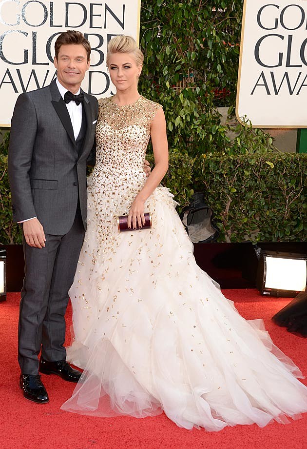 Ryan Seacrest Julianne Hough Golden Globes Ryan Seacrest Julianne Hough 2013 Golden Globes