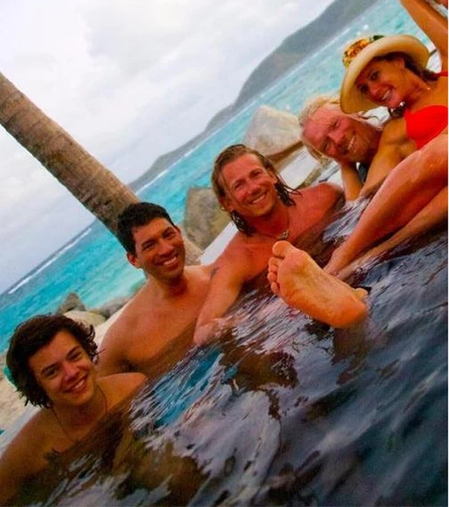 Harry Styles on Necker Island Harry Styles on Necker Island