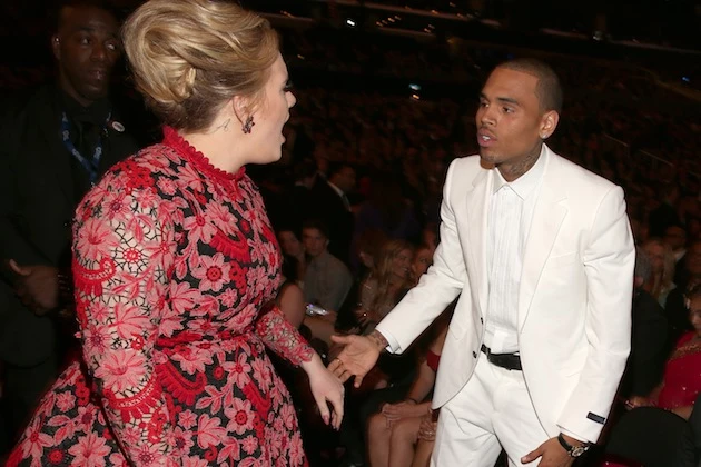 Adele Chris Brown Adele Chris Brown