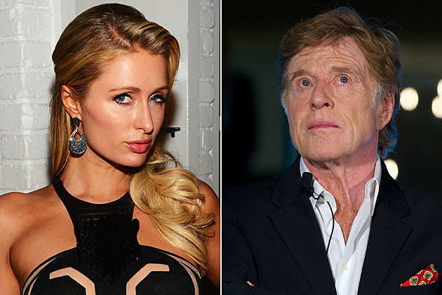 Paris-Hilton-Robert-Redford Paris Hilton Robert Redford