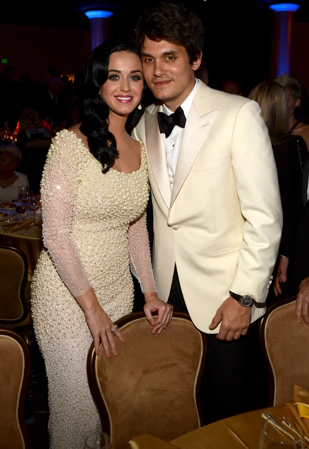 Katy Perry and John Mayer at the Pre-GRAMMY Gala and Salute to Industry Icons Katy Perry and John Mayer at the Pre-GRAMMY Gala and Salute to Industry Icons