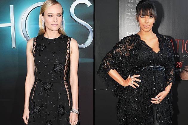 Diane Kruger Kim Kardashian Diane Kruger Kim Kardashian