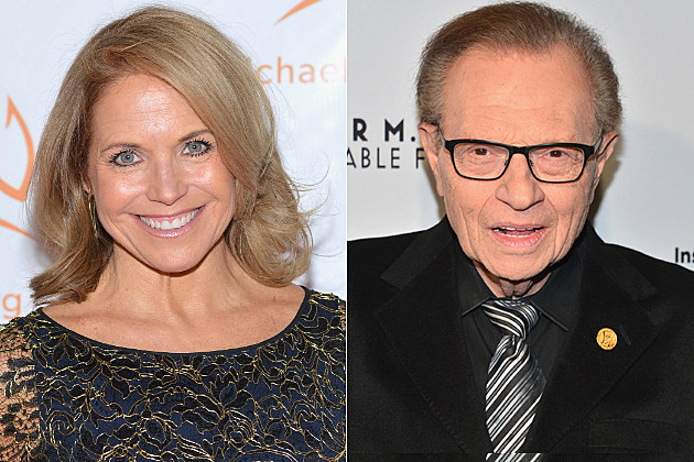 Katie Couric Larry King Katie Couric Larry King