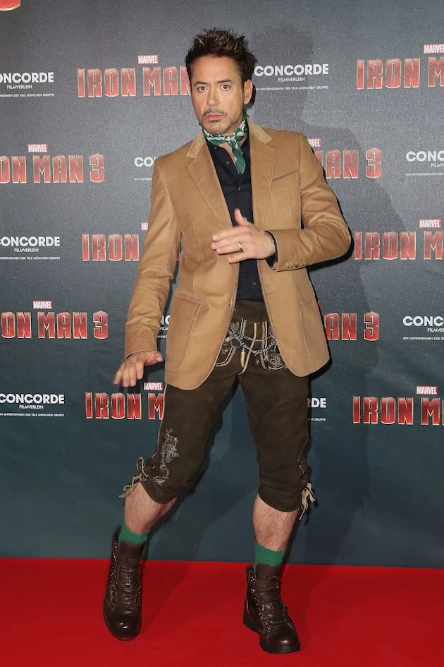 Robert Downey Jr Lederhosen Robert Downey Jr Lederhosen