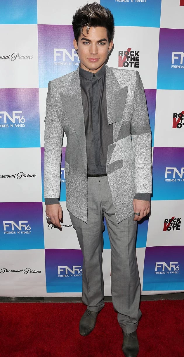 Adam Lambert Silver Suit Adam Lambert Silver Suit