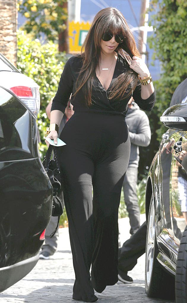 Kim Kardashian Black Pantsuit Kim Kardashian Black Pantsuit