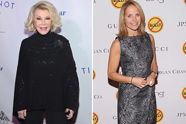 Joan Rivers, Katie Couric Joan Rivers, Katie Couric