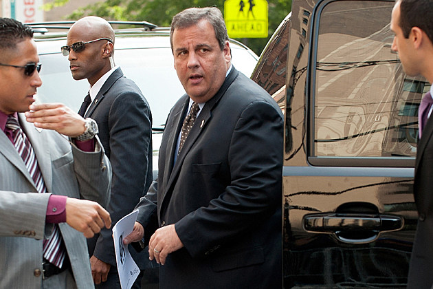 NJ Governor Chris Christie James Gandolfini Funeral NJ Governor Chris Christie James Gandolfini Funeral