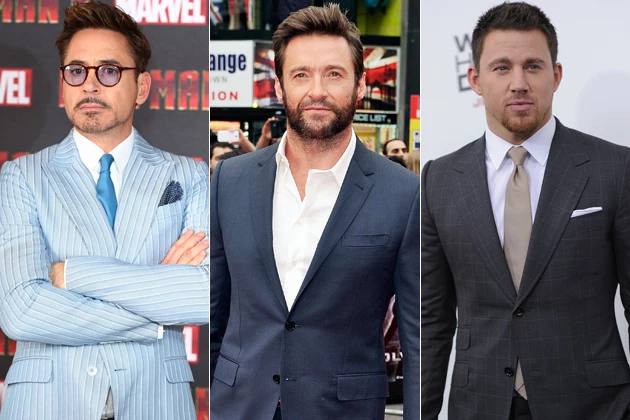 Robert Downey Jr. Hugh Jackman Channing Tatum Robert Downey Jr. Hugh Jackman Channing Tatum